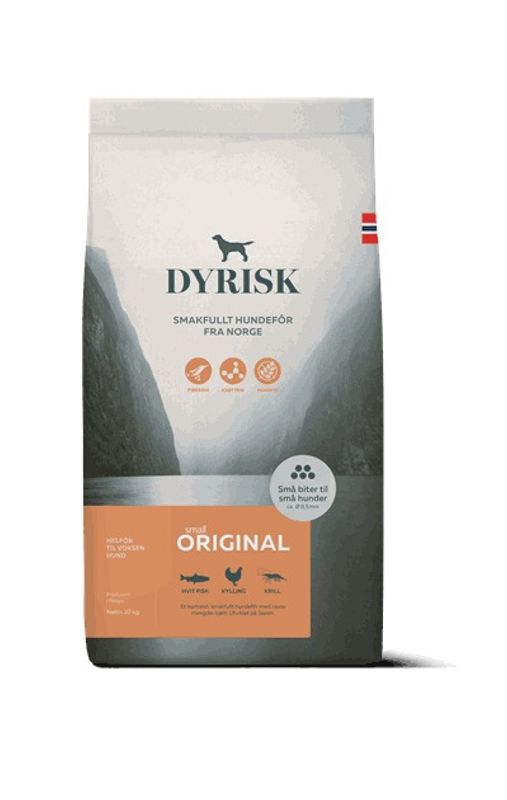 Dyrisk Small Original 2 kg | Norsk Tørrfôr for Små Hunder