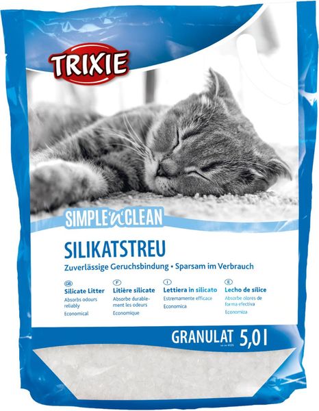 Hovedbilde Trixie Simple n Clean Silikat kattegrus 5 L