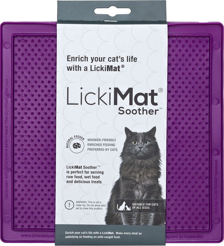 LICKIMAT KATT SOOTHER LILLA 20x20 CM