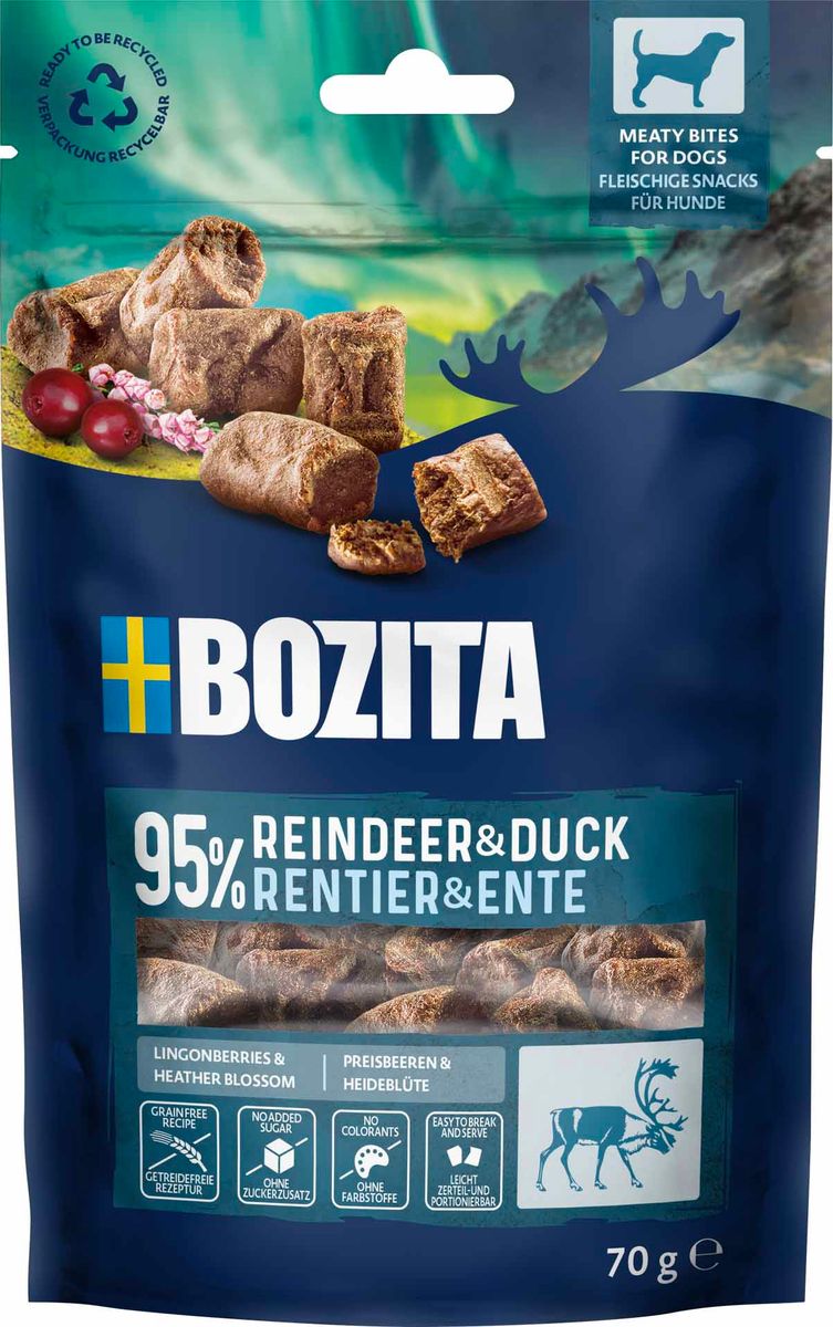 Bozita Snacks Meaty Bites Rein & And 70 g