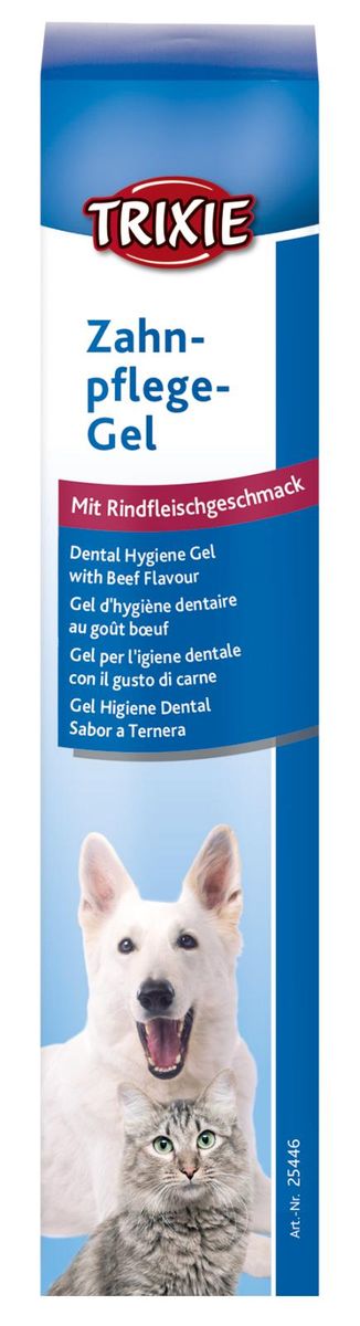 Trixie Tannhygienegel med oksekjøttsmak, hund/katt, 100 g
