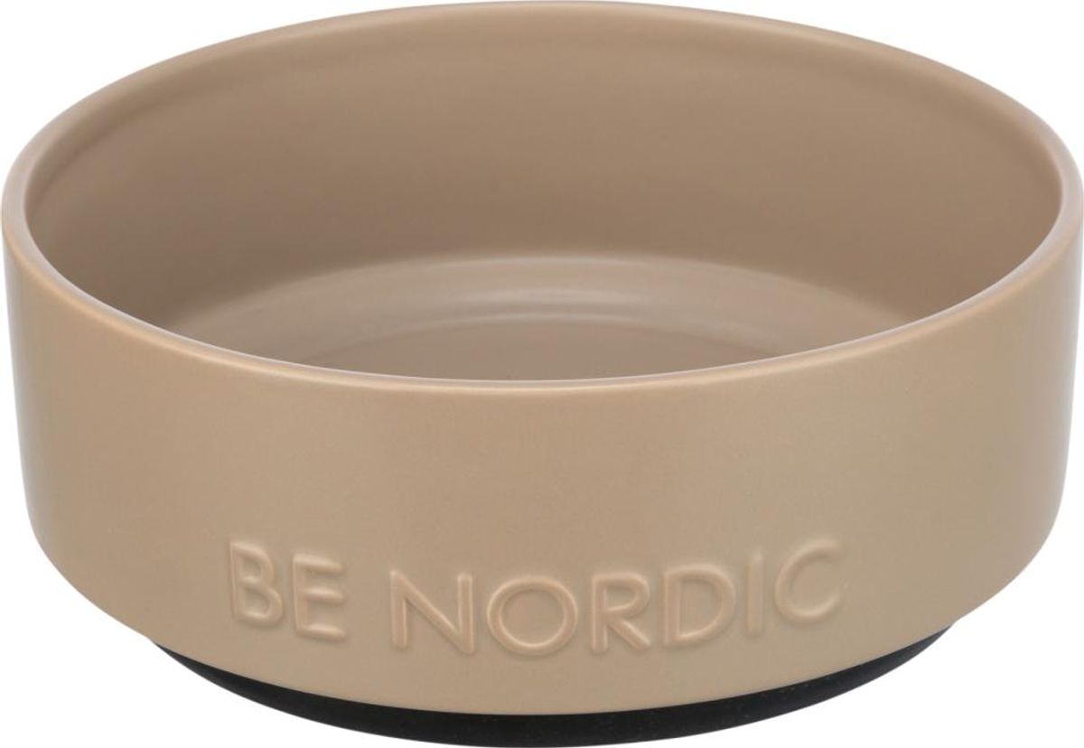 Trixie BE NORDIC Keramikkskål 1,2 L (Ø 18 cm) | Taupe