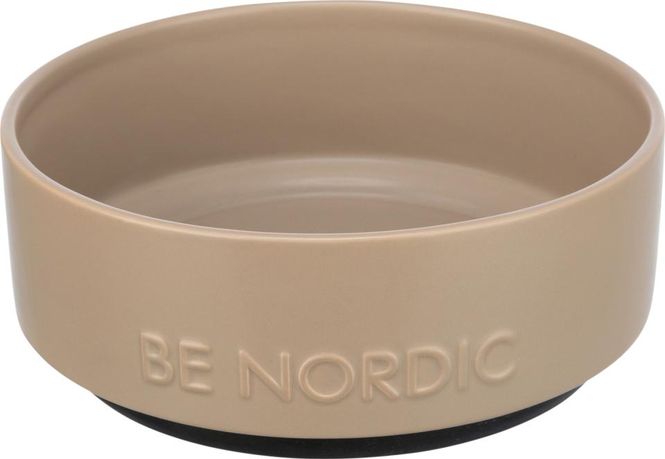Hovedbilde Trixie BE NORDIC Keramikkskål 1,2 L (Ø 18 cm) | Taupe
