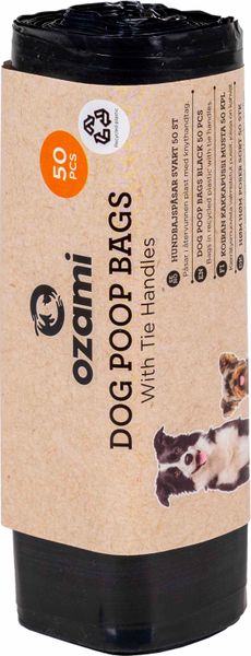 Hovedbilde Ozami Hundeposer med Håndtak Svart