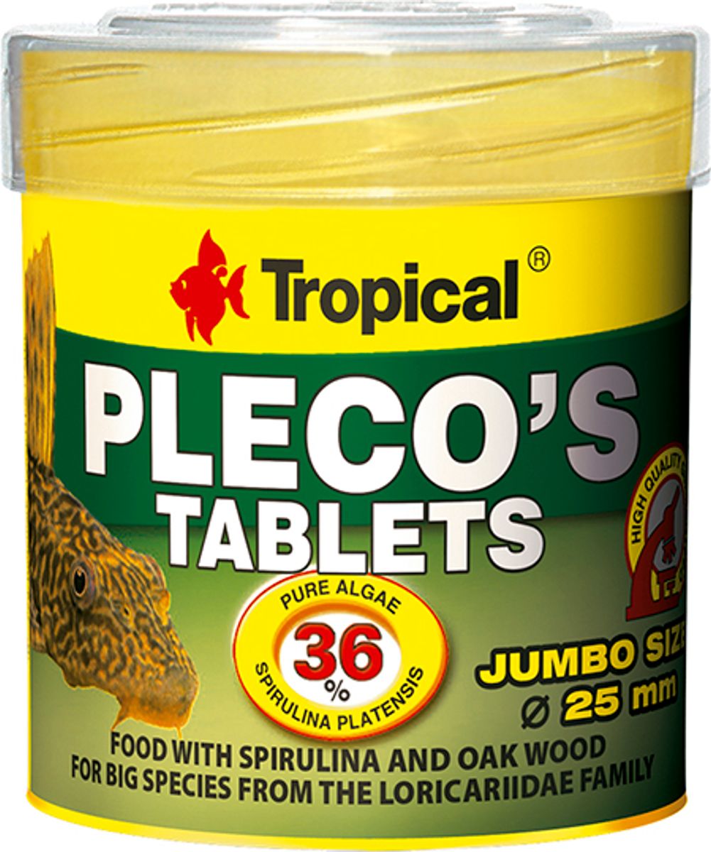 Tropical Plecos Tabin - Fôrtabletter til Maller - 50ml / 30g