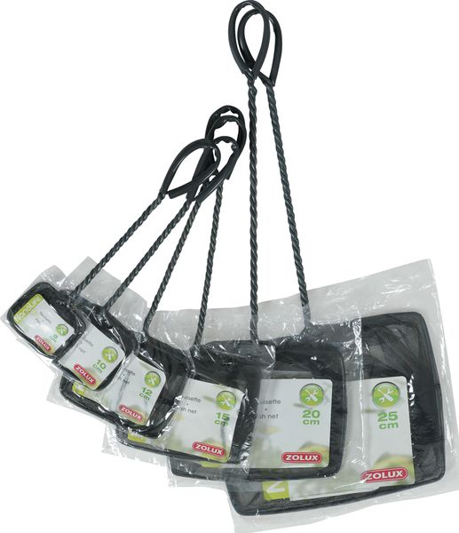 Hovedbilde Zolux Håv Svart 10cm - Finmasket akvariehåv