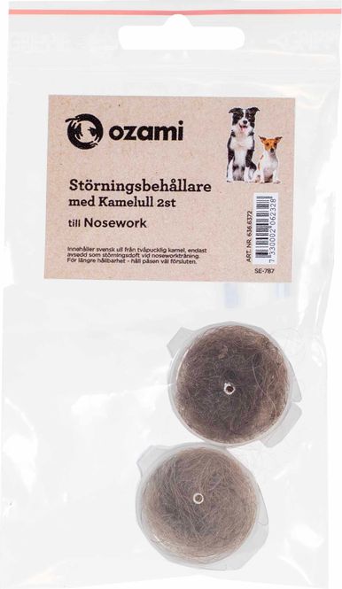 Hovedbilde Ozami Forstyrrelsesbeholder Kamelull 2-pk | Nosework utstyr