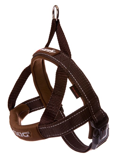 Hovedbilde EzyDog QuickFit Hundesele - Neopren Sjokolade - XS (3-6 kg)
