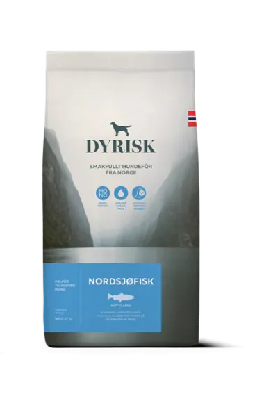 Hovedbilde Dyrisk Voksen Hundefôr med Nordsjøfisk 10 kg | ...