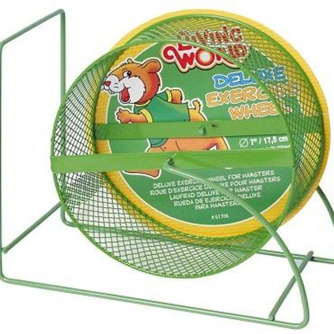 Hovedbilde Living World Hamsterhjul Delux Grønn 17.5 cm
