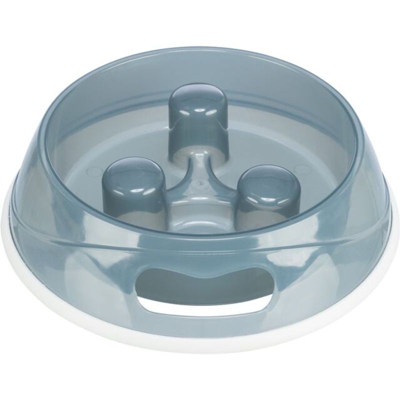 Trixie Slow Feed Plastskål 900 ml | Sklisikker Spise Sakte Skål