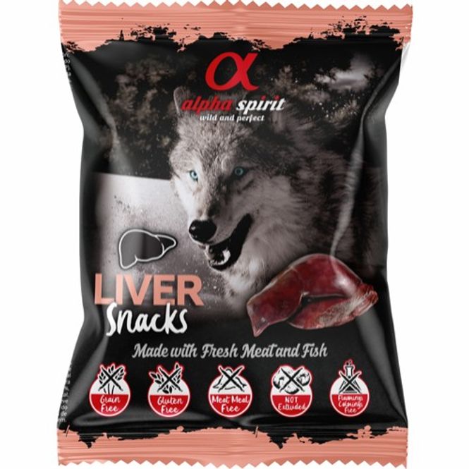 Hovedbilde Alpha Spirit liver snack 50g