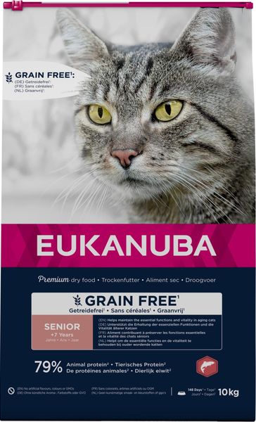 Hovedbilde Eukanuba Senior Grain Free Laks 10kg | Kornfritt ...