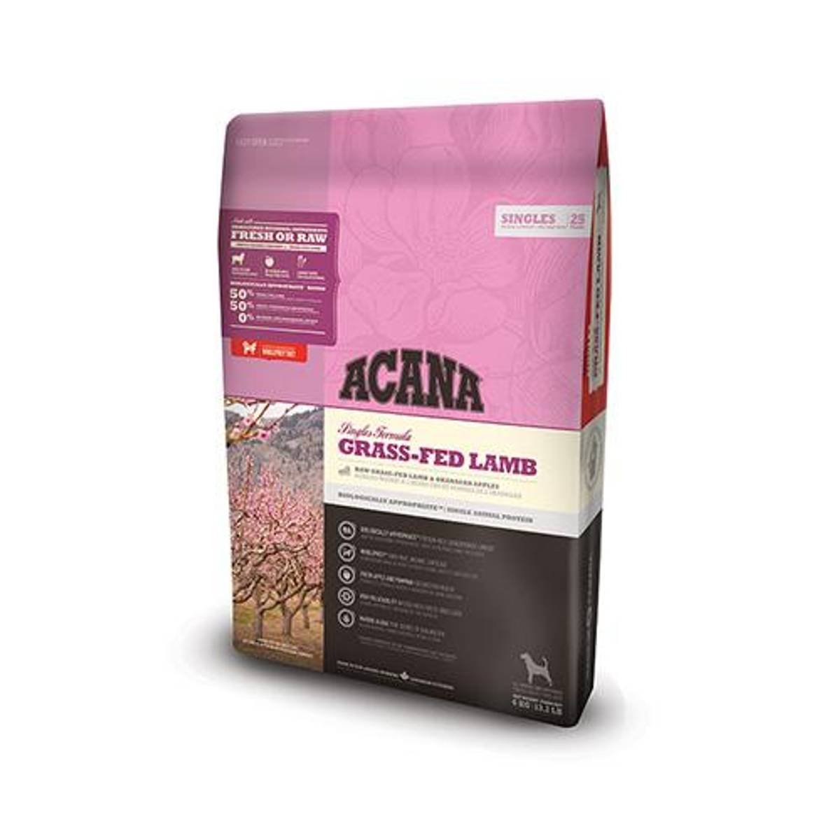 Acana Dog Grass-Fed Lamb Singles 17kg