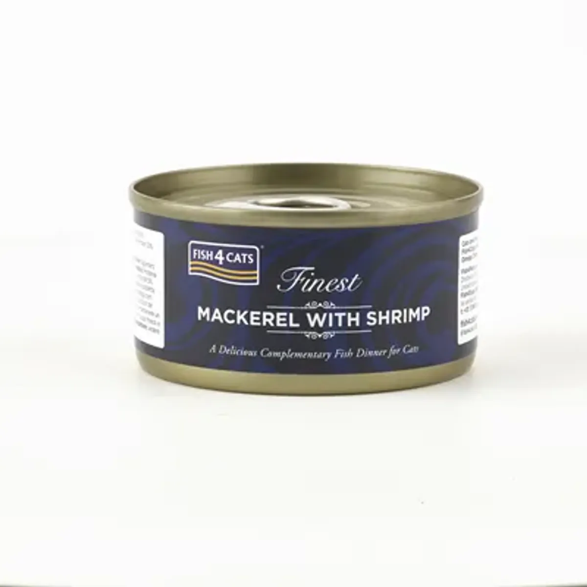 Fish4Cats Wet Mackerel & Shrimp 70g | Kornfritt Våtfôr