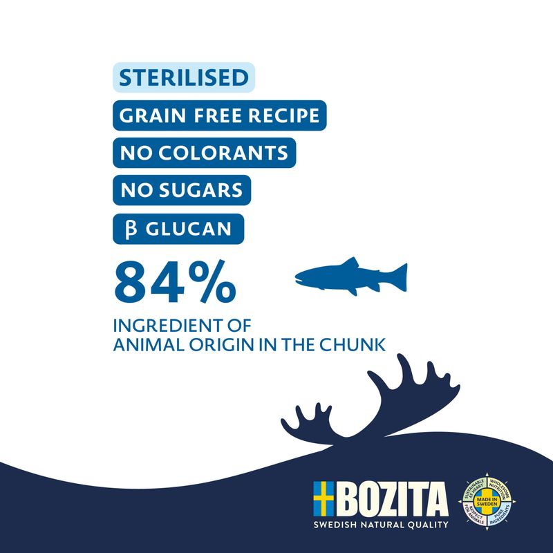  BOZITA Cat Sterilised Artic Char In Sauce 370g