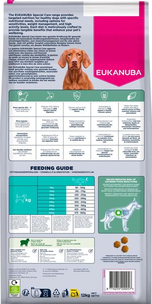 Hovedbilde EUKANUBA Mono-Protein Lam 12kg | Kornfritt Hundefôr