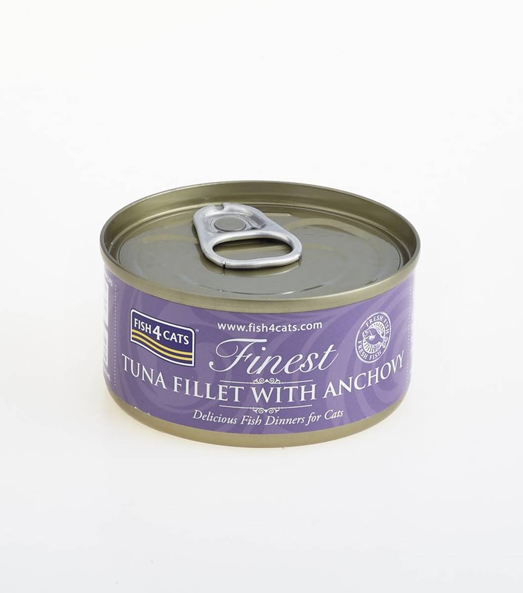Fish4Cats Wet Tuna & Anchovy 70g | Kornfritt Våtfôr