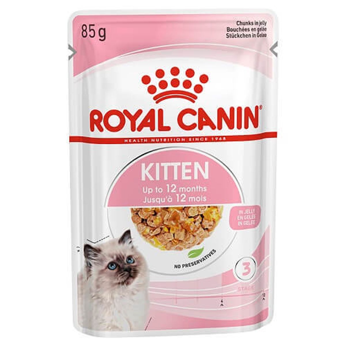 ROYAL CANIN Kitten i Gelé 1 x 85g | Våtfôr for Kattunger