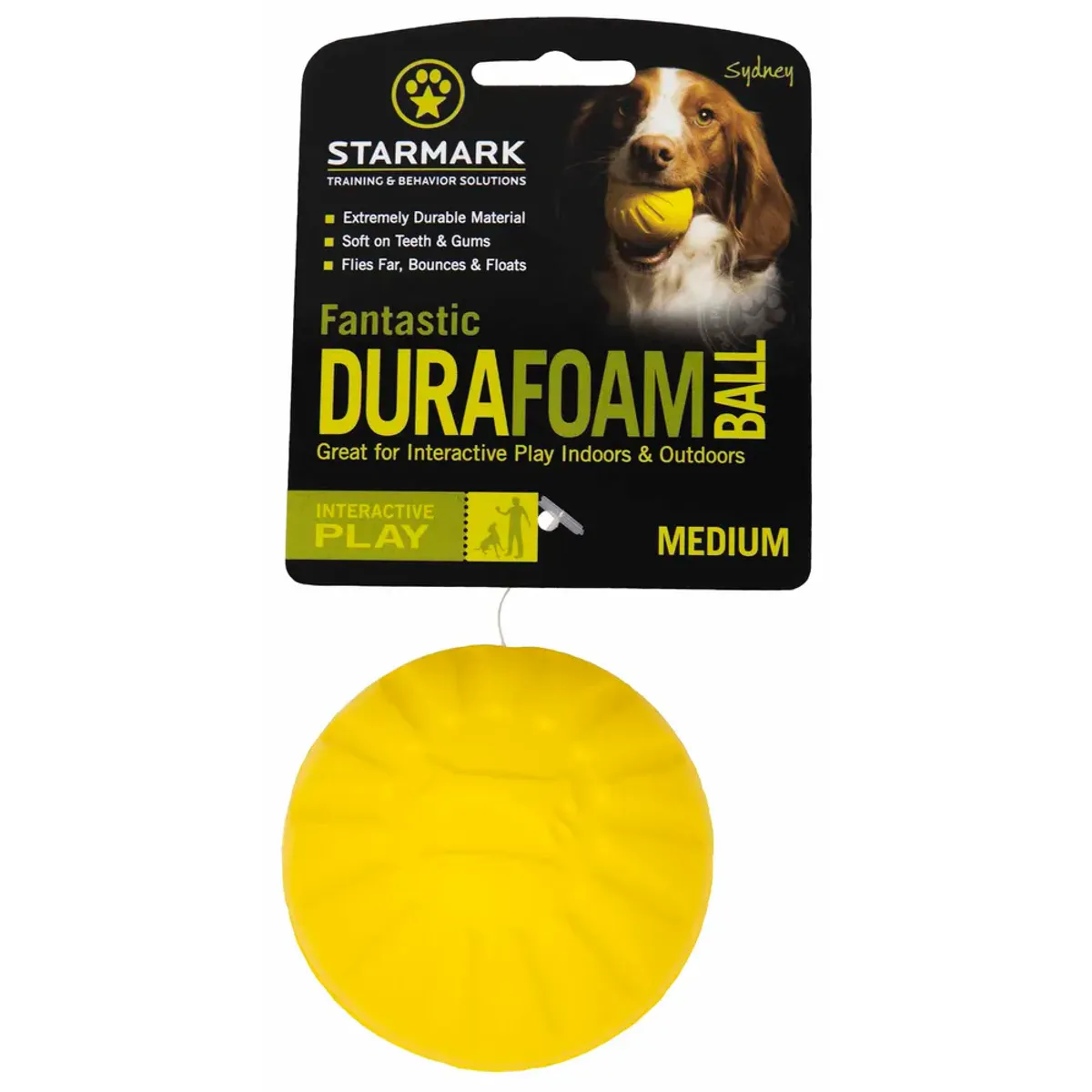 STARMARK FOAM BALL GUL M FLYTER - 7CM
