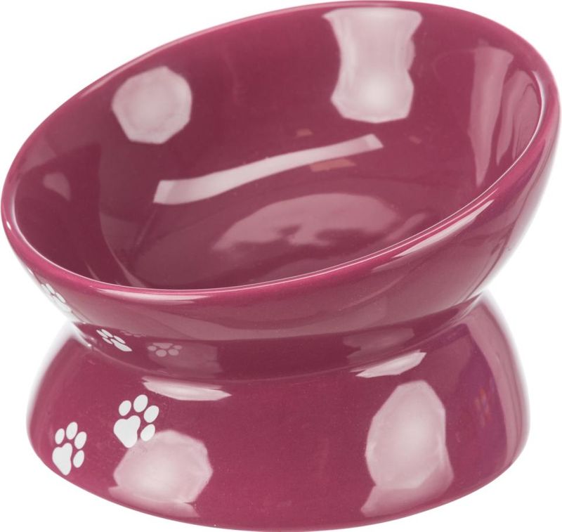 TRIXIE Forhøyet Keramisk Skål 150ml | Berry | Ergonomisk