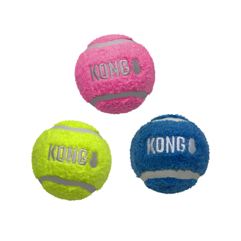 KONG Sport Softies Ball S - 3-pack Mix Ø 5cm