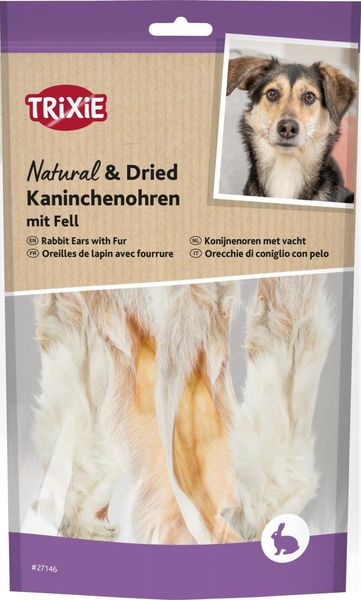 Hovedbilde Trixie Kaninører med pels 100g | Naturlig ...