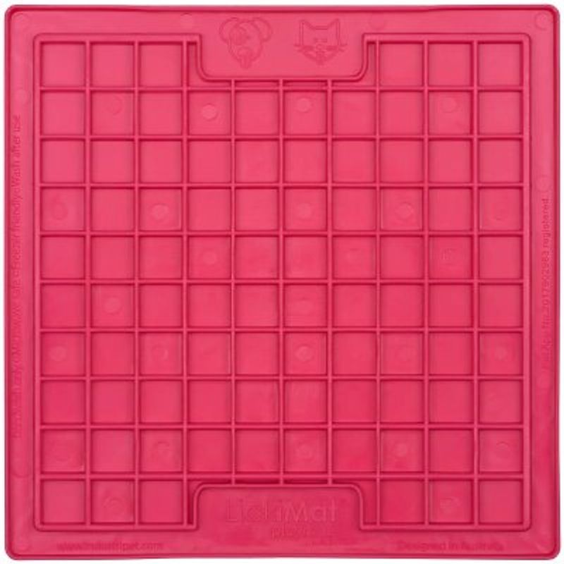 LickiMat katt Playdate rosa 20x20cm