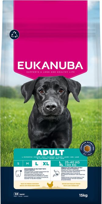 Hovedbilde EUKANUBA Adult Large Breed kylling - 15 kg