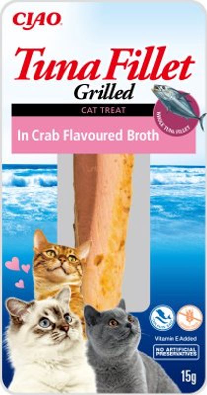 CIAO Grilled Tuna In Crab Broth 15 gr