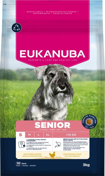 Hovedbilde EUKANUBA Senior Small Breed m. Kylling ( 3kg )