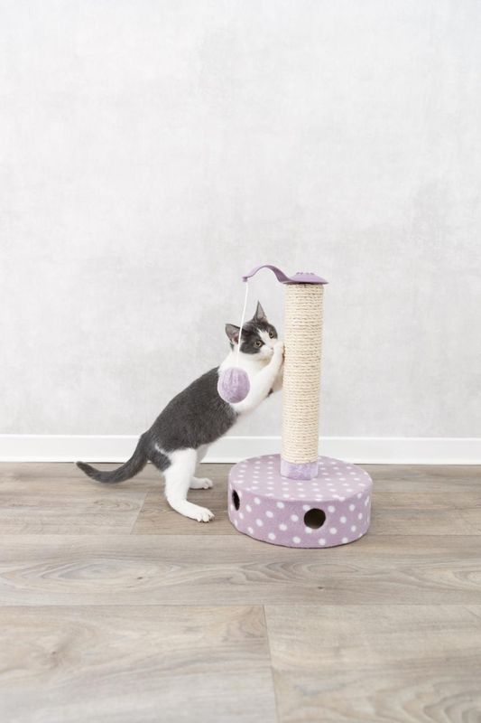 Trixie Junior Klorestolpe Kattunge 47cm | m/ Leker & Plysj