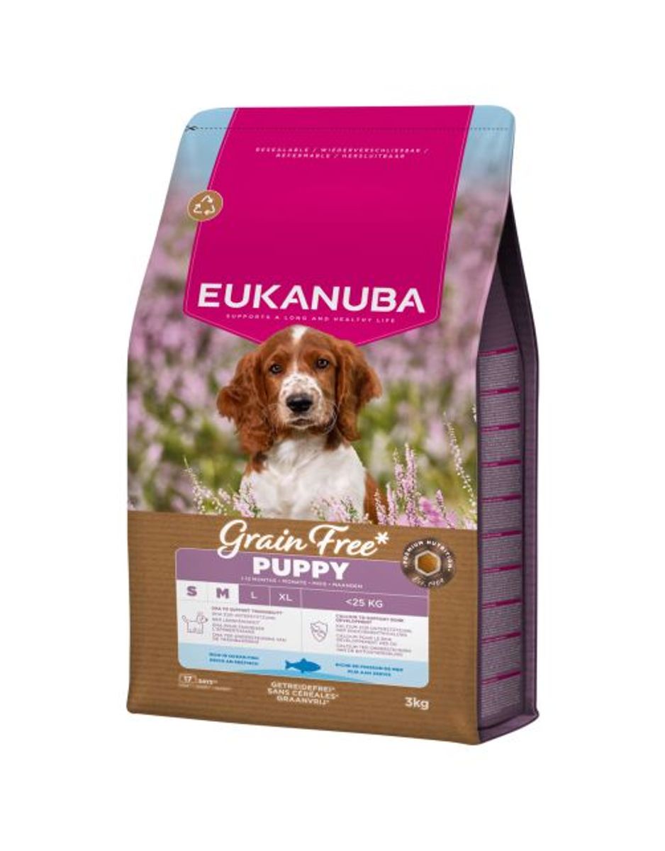 EUKANUBA Puppy Small/Medium Grainfree Havfisk ( 3kg )