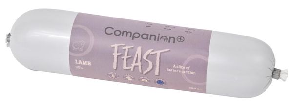 Hovedbilde Companion+ FEAST Lam 350g | Saftig Hundefôrpølse