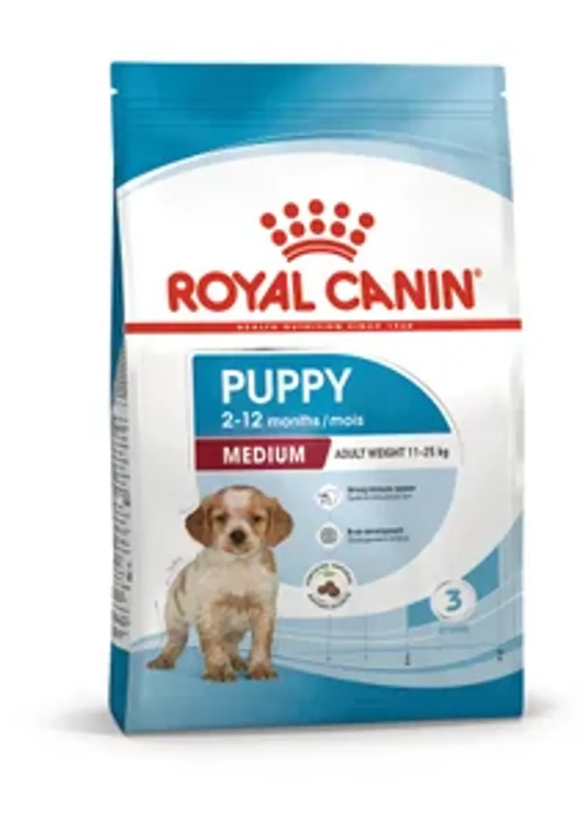 Royal Canin Medium Puppy 3kg | Valpefôr Mellomstor Rase