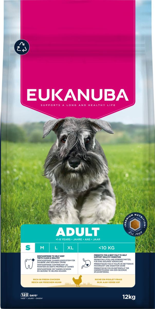 EUKANUBA Adult Small Breed m.Kylling ( 12 Kg )