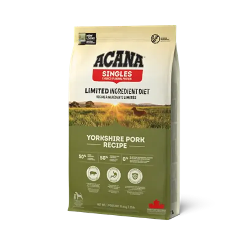 Acana Dog Yorkshire Pork Singles 6kg