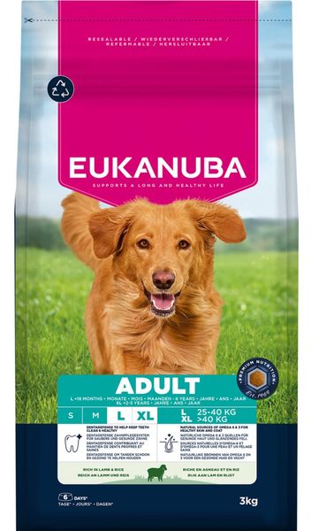 Hovedbilde EUKANUBA Adult Large Breed Lamb & Rice ( 3 kg )