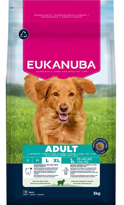 Hovedbilde EUKANUBA Adult Large Breed Lamb & Rice ( 3 kg )