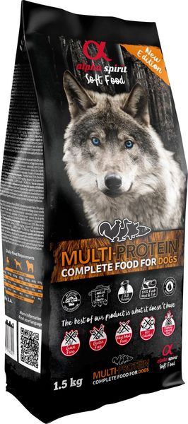 Hovedbilde ALPHASpirit Multi-Protein Hundefòr ( 1.5 kg )
