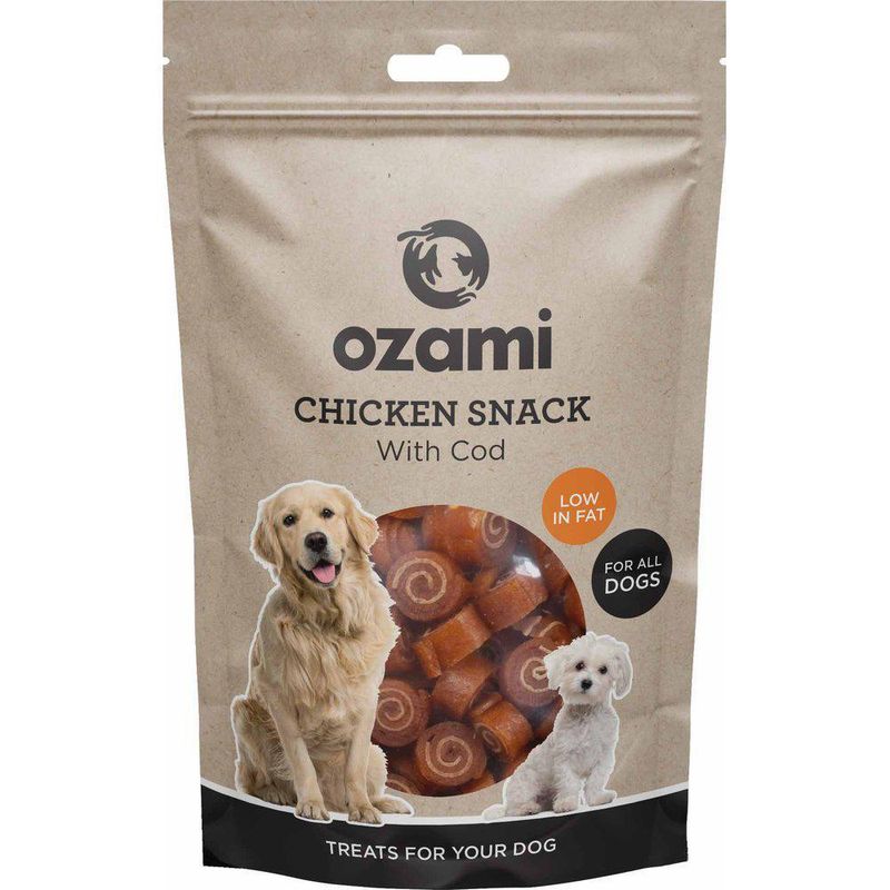 Ozami chicken snack with cod 100g